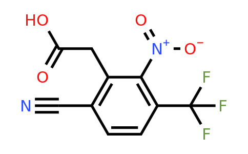 1803781-41-0 | 6-Cyano-2-nitro-3-(trifluoromethyl)phenylacetic acid