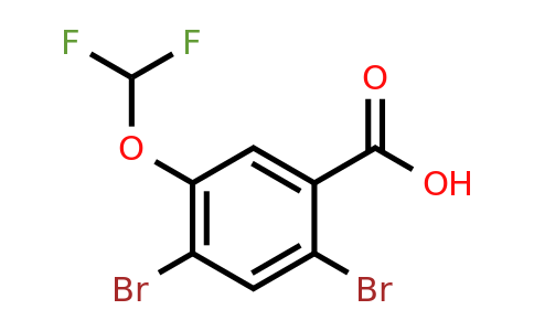 1803781-54-5 | 2,4-Dibromo-5-(difluoromethoxy)benzoic acid