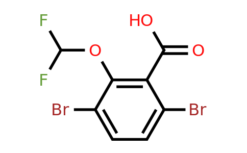 1803781-60-3 | 3,6-Dibromo-2-(difluoromethoxy)benzoic acid