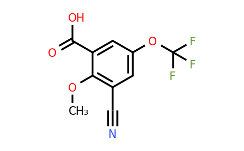 1803781-80-7 | 3-Cyano-2-methoxy-5-(trifluoromethoxy)benzoic acid