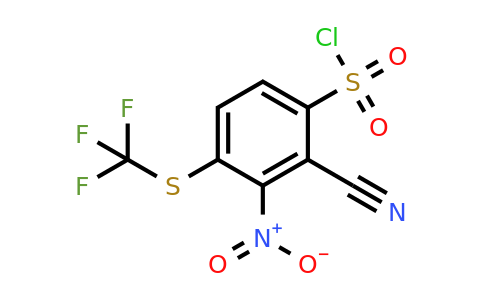1803781-86-3 | 2-Cyano-3-nitro-4-(trifluoromethylthio)benzenesulfonylchloride