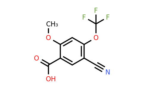 1803781-89-6 | 5-Cyano-2-methoxy-4-(trifluoromethoxy)benzoic acid