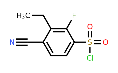 1803781-91-0 | 4-Cyano-2-fluoro-3-ethylbenzenesulfonylchloride