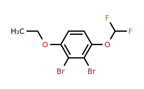 1803782-25-3 | 1,2-Dibromo-3-difluoromethoxy-6-ethoxybenzene