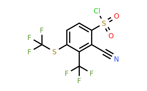 1803782-45-7 | 2-Cyano-3-trifluoromethyl-4-(trifluoromethylthio)benzenesulfonylchloride