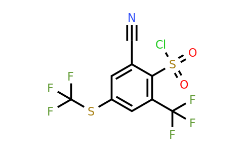 1803782-49-1 | 2-Cyano-6-trifluoromethyl-4-(trifluoromethylthio)benzenesulfonylchloride