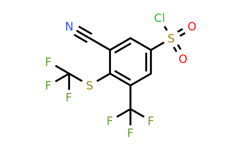 1803782-52-6 | 3-Cyano-5-trifluoromethyl-4-(trifluoromethylthio)benzenesulfonylchloride