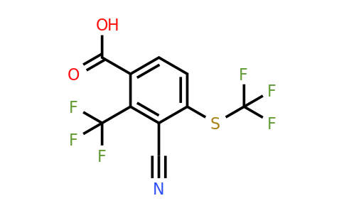 1803782-60-6 | 3-Cyano-2-trifluoromethyl-4-(trifluoromethylthio)benzoic acid