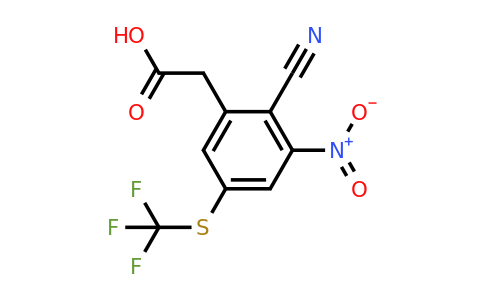 1803782-79-7 | 2-Cyano-3-nitro-5-(trifluoromethylthio)phenylacetic acid