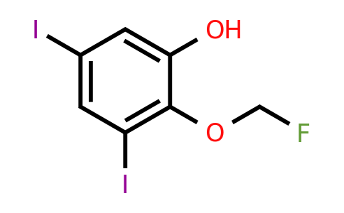1803782-81-1 | 3,5-Diiodo-2-(fluoromethoxy)phenol