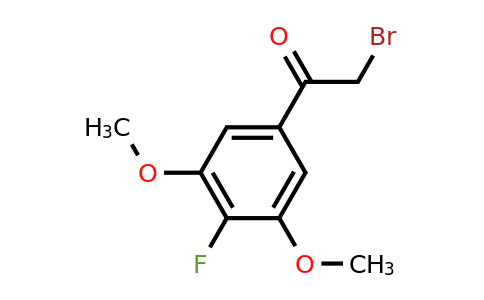1803783-57-4 | 3',5'-Dimethoxy-4'-fluorophenacyl bromide