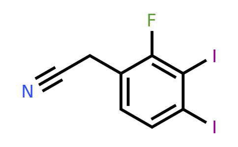 1803783-76-7 | 3,4-Diiodo-2-fluorophenylacetonitrile