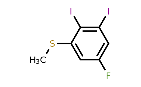 1803783-82-5 | 2,3-Diiodo-5-fluorothioanisole