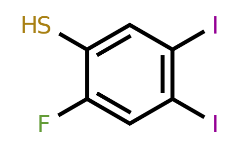 1803783-99-4 | 4,5-Diiodo-2-fluorothiophenol