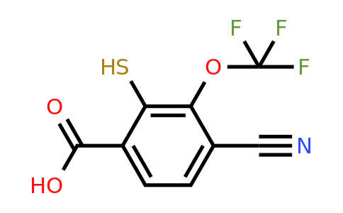 1803784-70-4 | 4-Cyano-2-mercapto-3-(trifluoromethoxy)benzoic acid