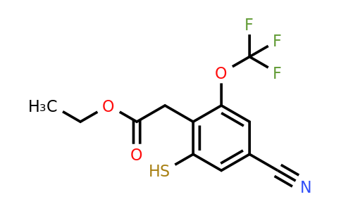 1803785-12-7 | Ethyl 4-cyano-2-mercapto-6-(trifluoromethoxy)phenylacetate