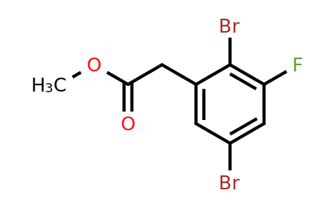 1803785-34-3 | Methyl 2,5-dibromo-3-fluorophenylacetate