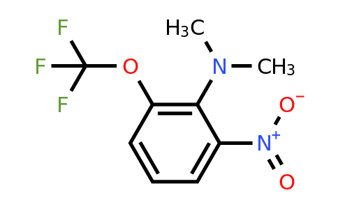 1803785-64-9 | 1-Dimethylamino-2-nitro-6-(trifluoromethoxy)benzene