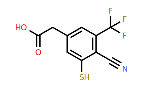 1803785-85-4 | 4-Cyano-3-mercapto-5-(trifluoromethyl)phenylacetic acid