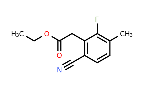 1803786-11-9 | Ethyl 6-cyano-2-fluoro-3-methylphenylacetate