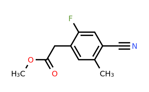 1803786-24-4 | Methyl 4-cyano-2-fluoro-5-methylphenylacetate