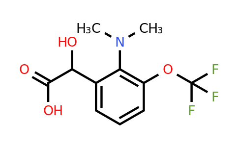 1803786-33-5 | 2-Dimethylamino-3-(trifluoromethoxy)mandelic acid