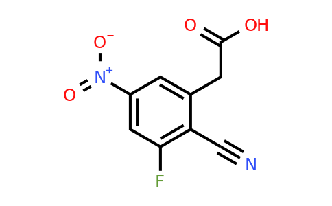 1803786-87-9 | 2-Cyano-3-fluoro-5-nitrophenylacetic acid