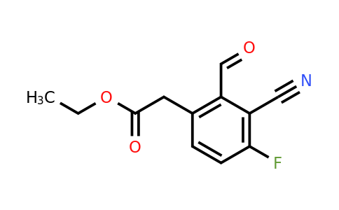 1803787-80-5 | Ethyl 3-cyano-4-fluoro-2-formylphenylacetate