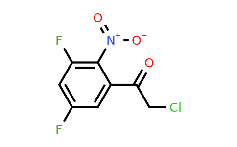 1803788-00-2 | 3',5'-Difluoro-2'-nitrophenacyl chloride