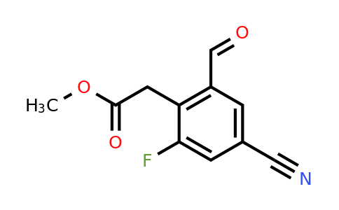 1803788-07-9 | Methyl 4-cyano-2-fluoro-6-formylphenylacetate