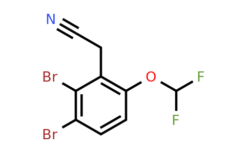 1803788-46-6 | 2,3-Dibromo-6-(difluoromethoxy)phenylacetonitrile