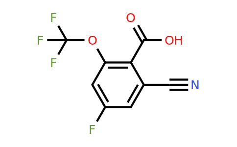 1803788-70-6 | 2-Cyano-4-fluoro-6-(trifluoromethoxy)benzoic acid