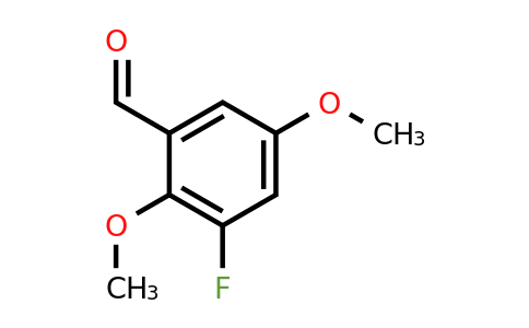 1803789-20-9 | 2,5-Dimethoxy-3-fluorobenzaldehyde