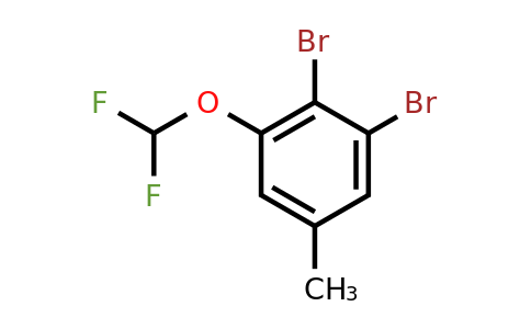 1803789-31-2 | 3,4-Dibromo-5-(difluoromethoxy)toluene