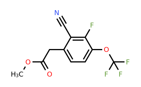 1803789-55-0 | Methyl 2-cyano-3-fluoro-4-(trifluoromethoxy)phenylacetate