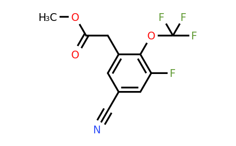 1803789-68-5 | Methyl 5-cyano-3-fluoro-2-(trifluoromethoxy)phenylacetate