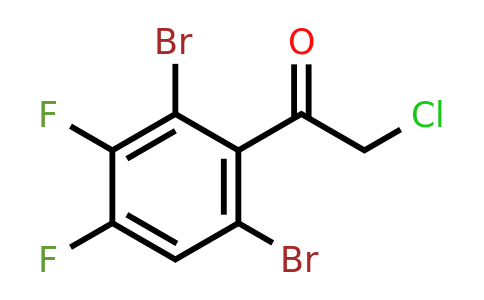 1803789-77-6 | 2',6'-Dibromo-3',4'-difluorophenacyl chloride