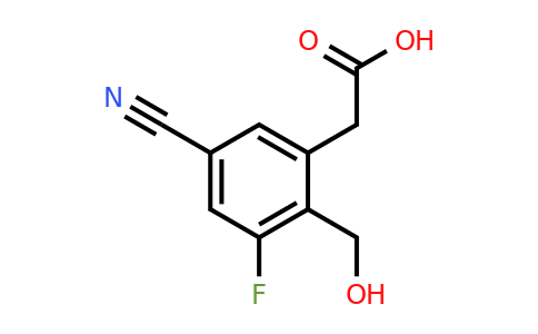 1803790-00-2 | 5-Cyano-3-fluoro-2-(hydroxymethyl)phenylacetic acid