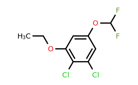 1803790-35-3 | 1,2-Dichloro-5-difluoromethoxy-3-ethoxybenzene