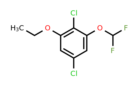 1803790-46-6 | 1,4-Dichloro-2-difluoromethoxy-6-ethoxybenzene