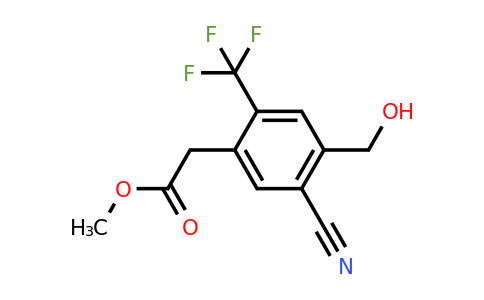 1803790-66-0 | Methyl 5-cyano-4-hydroxymethyl-2-(trifluoromethyl)phenylacetate
