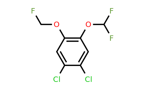 1803790-85-3 | 1,2-Dichloro-4-difluoromethoxy-5-(fluoromethoxy)benzene