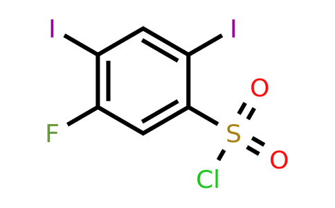 1803791-31-2 | 2,4-Diiodo-5-fluorobenzenesulfonylchloride