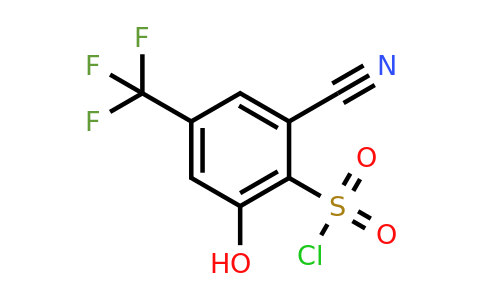 1803791-80-1 | 2-Cyano-6-hydroxy-4-(trifluoromethyl)benzenesulfonylchloride