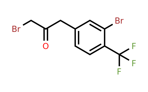 1803791-97-0 | 1-Bromo-3-(3-bromo-4-(trifluoromethyl)phenyl)propan-2-one