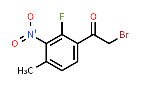 1803792-05-3 | 2'-Fluoro-4'-methyl-3'-nitrophenacyl bromide