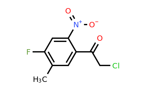 1803792-22-4 | 4'-Fluoro-5'-methyl-2'-nitrophenacyl chloride