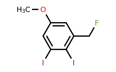 1803792-36-0 | 3,4-Diiodo-5-(fluoromethyl)anisole