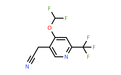 4-Difluoromethoxy-2-(trifluoromethyl)pyridine-5-acetonitrile