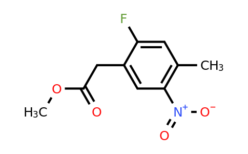 1803792-51-9 | Methyl 2-fluoro-4-methyl-5-nitrophenylacetate